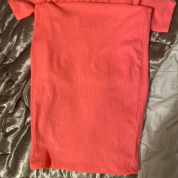 NWT Neon Midi Rib BodyCon Dress with Open Back - Picture 11 of 11